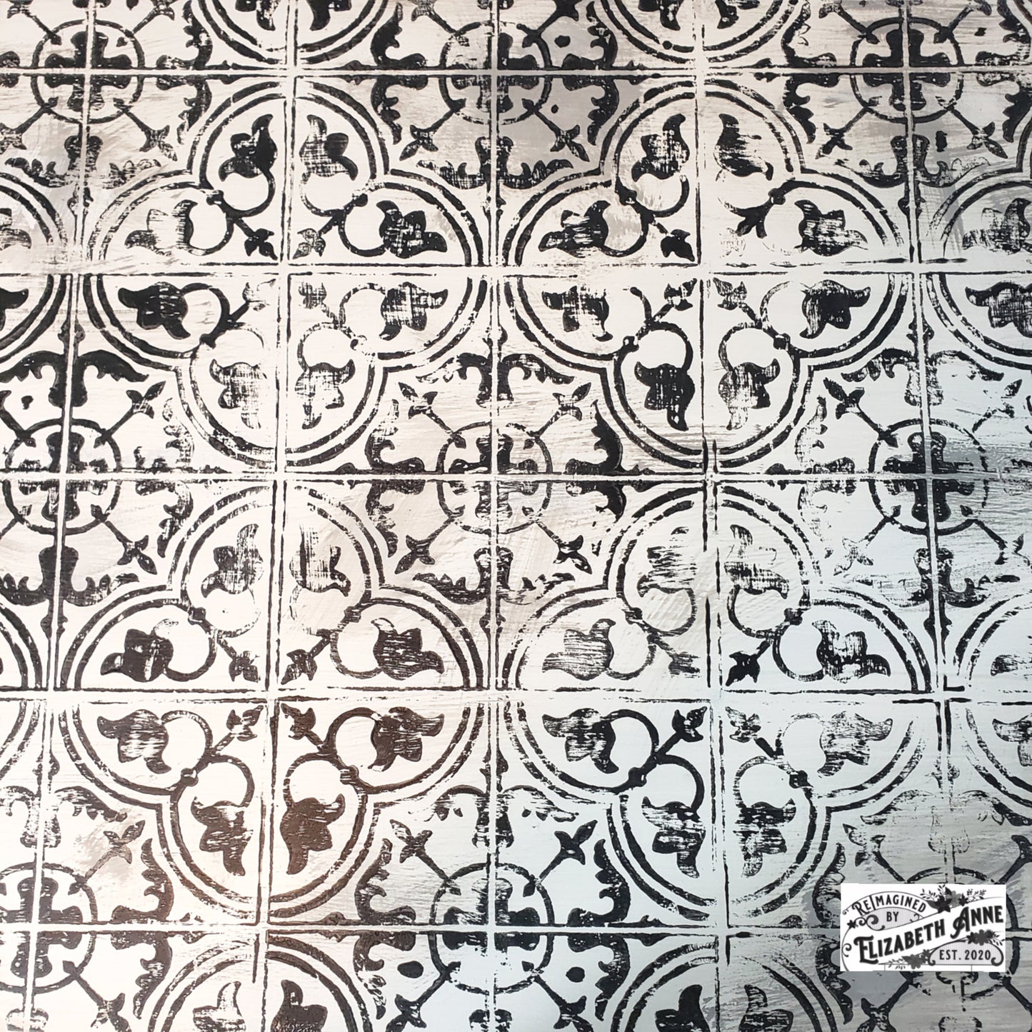 Coffee Table and Sofa Table Set | Vintage Gray, White & Black Furniture | Farmhouse Modern Living Room | Entryway Tables