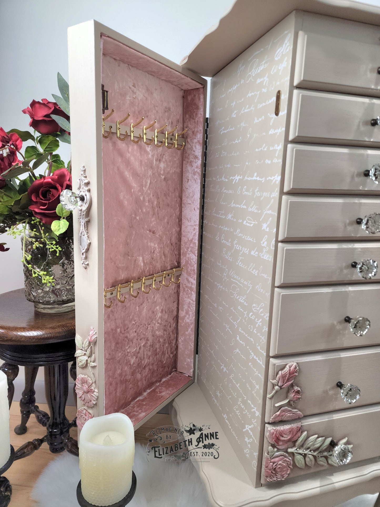 Custom Jewelry Armoire for Susan