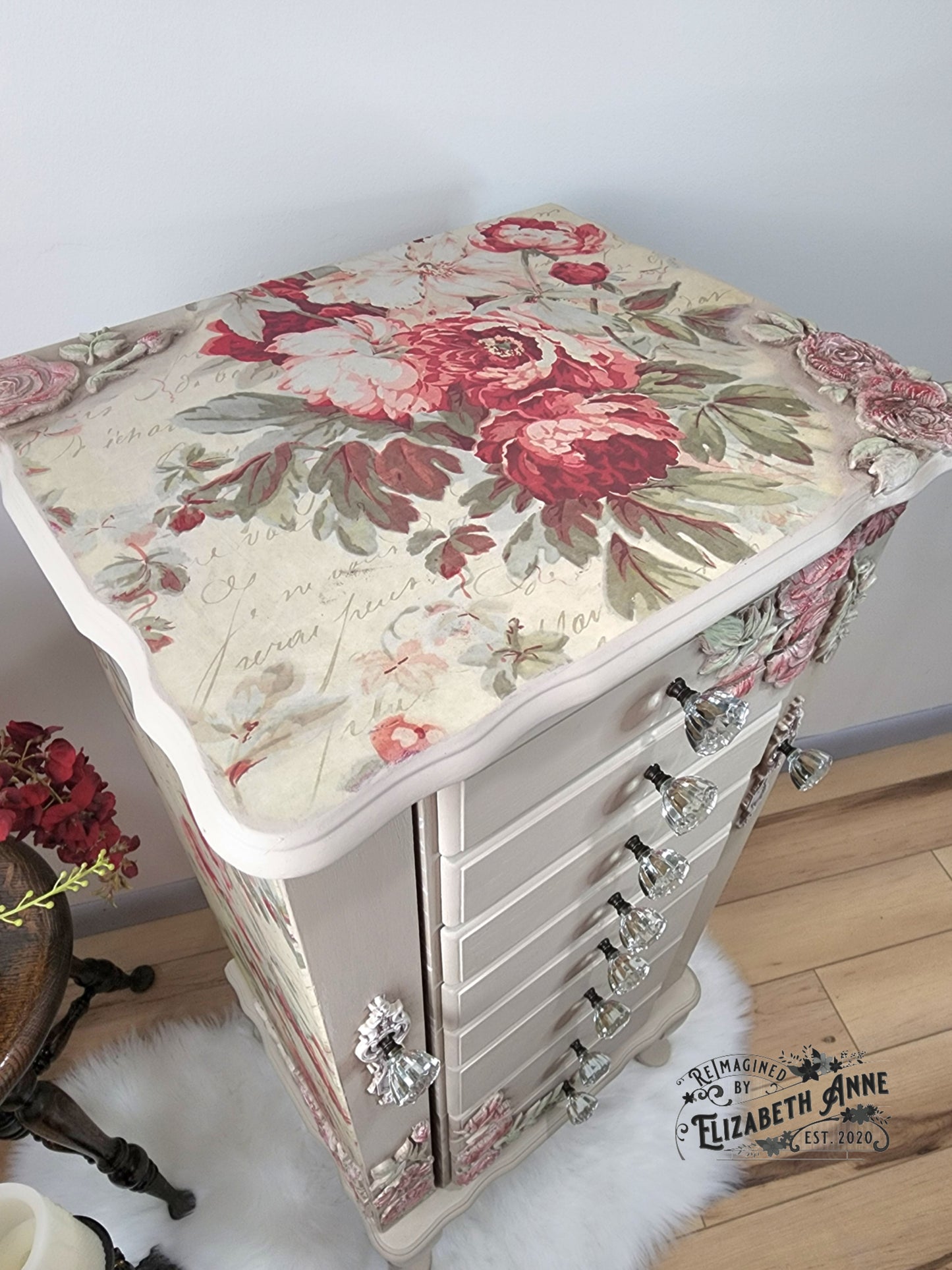 Custom Jewelry Armoire for Susan